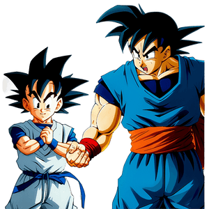 Goku and Gohan Father Son Moment PNG 44 PNG image with transparent background