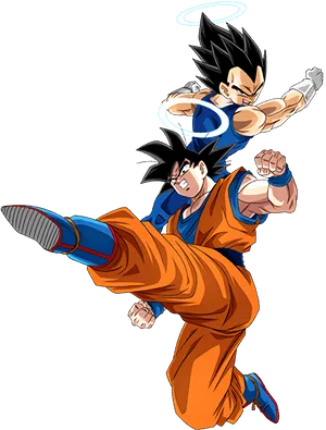 Goku_and_ Vegeta_ Angel_ Halos PNG Image