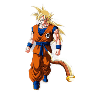 Goku Base Form with Tail PNG 04292024 PNG image with transparent background