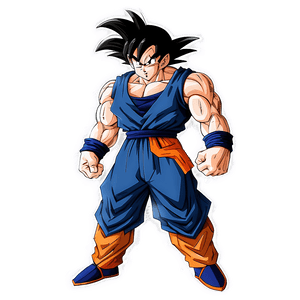 Goku Base Form with Tail PNG nhd91 PNG image with transparent background