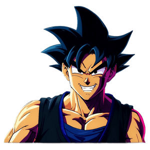 Goku Black Evil Laugh PNG xet90 PNG image with transparent background