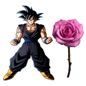 Goku Black Rose Form PNG qym9 PNG image with transparent background