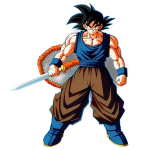 Goku Brave Stand Png Vxk PNG Image