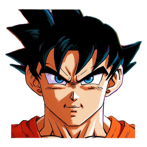 Goku Face Close Up PNG 96 PNG image with transparent background