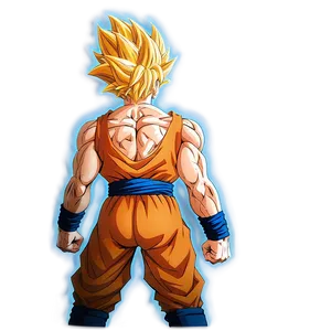 Goku Hair Back View Png 29 PNG Image