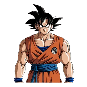 Goku Hair Front View Png Shl26 PNG Image