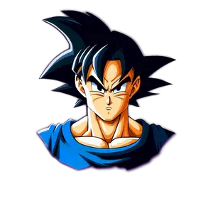 Goku Hair Front View Png Wrx57 PNG Image