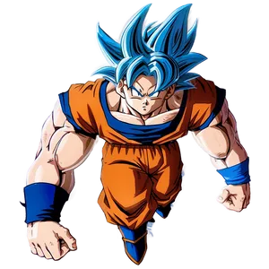 Goku In Mui Battle Damage Png 50 PNG Image