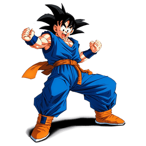 Goku Instant Transmission Pose PNG hti PNG image with transparent background