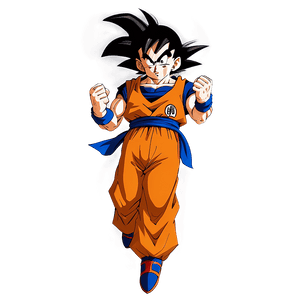Goku Instant Transmission Pose PNG rqt PNG image with transparent background