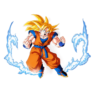 Goku Instant Transmission Pose PNG ybn PNG image with transparent background
