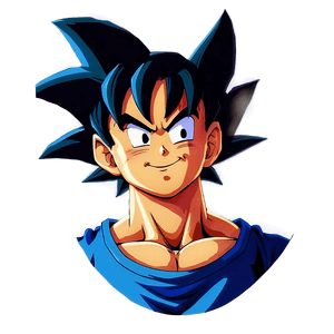 Goku Peaceful Smile PNG 04292024 PNG image with transparent background