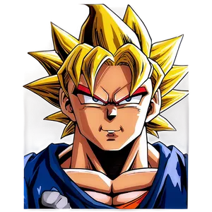 Goku Ssj3 Determined Face Png 43 PNG Image