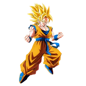 Goku Ssj3 In A Majestic Flight Png Qof PNG Image