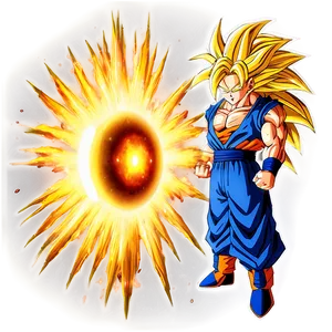 Goku Ssj3 In A Powerful Aura Png 72 PNG Image