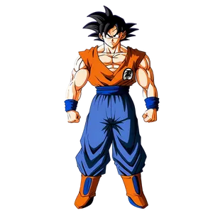 Goku Standing Firm Png 86 PNG Image