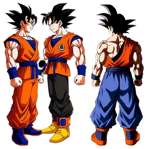 Goku Standing Proud Png Xxt82 PNG Image