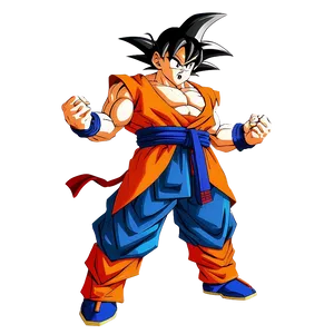 Goku Traditional Stand Png 06292024 PNG Image