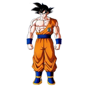 Goku Traditional Stand Png Kfr PNG Image