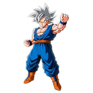 Goku Ultra Instinct Flight Png Pbk PNG Image