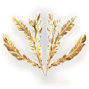 Gold Accents D PNG Image