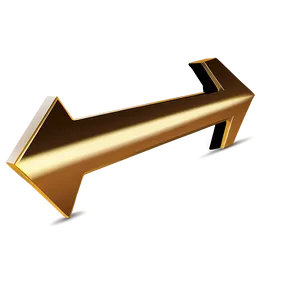 Gold Arrow Direction Sign Png 82 PNG Image