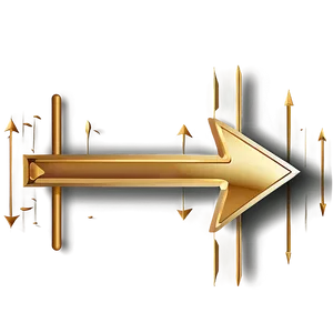 Gold Arrow Pointing Right Png Nwh PNG Image