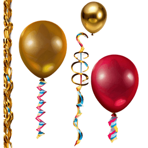Gold Balloon PNG aas4 PNG