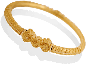 Ethnic Kangan Gold Bangles - Body Jewelry, HD Png Download PNG image with transparent background