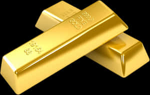 Gold Bars Stacked Image PNG image with transparent background