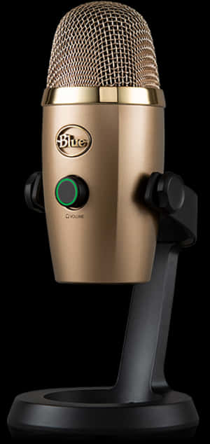 Blue Yeti Nano Gold, HD Png Download PNG