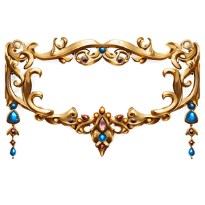 Gold Border Design PNG 05252024 PNG