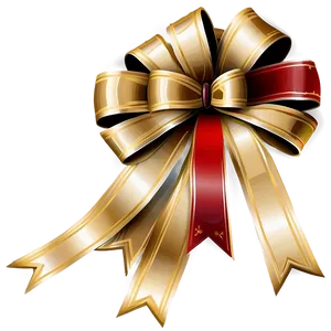 Gold Christmas Bow Png 84 PNG Image