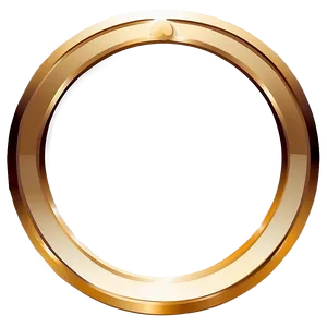 Gold Circle Frame For Logo Png Wbn PNG Image