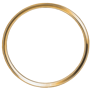Gold Circle Frame PNG 06262024 PNG