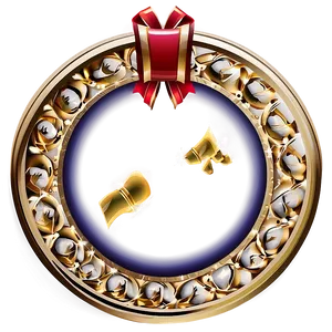 Gold Circle Frame Vector Png Mpk PNG Image