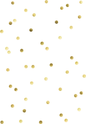 Gold Confetti Black Background PNG Image