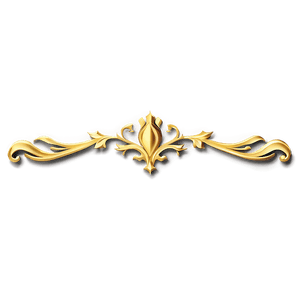 Gold Decorative Line PNG 56 PNG