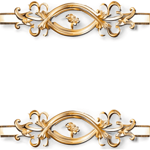 Gold Decorative Line PNG vnp PNG