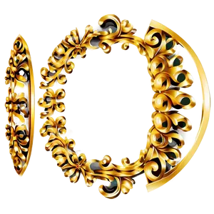 Gold Design Elements Png Ajp20 PNG Image