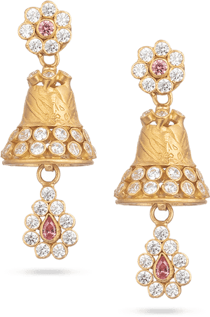 Asian Gold Earrings Uk - Earrings, HD Png Download PNG