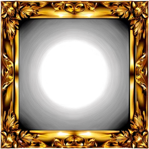 Gold Fancy Frame Png Cid52 PNG Image