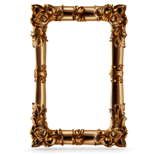 Gold Frame Background PNG   7 PNG
