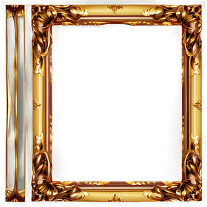 Gold Frame Clipart PNG   ofc PNG