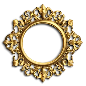 Gold Frame Design Png 1 PNG Image