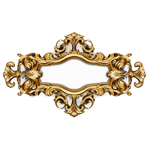 Gold Frame PNG   opc PNG image with transparent background
