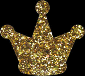 Glitter Gold Crown Clipart Transparent Png Images - Glitter Crown Png Gold, Png Download PNG image with transparent background