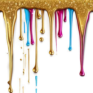 Gold Glitter Drip Background Png 38 PNG Image