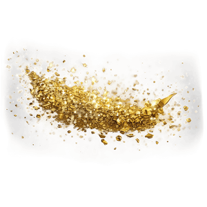 Gold Glitter Dust PNG 60 PNG image with transparent background