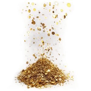 Gold Glitter Dust PNG msw50 PNG image with transparent background